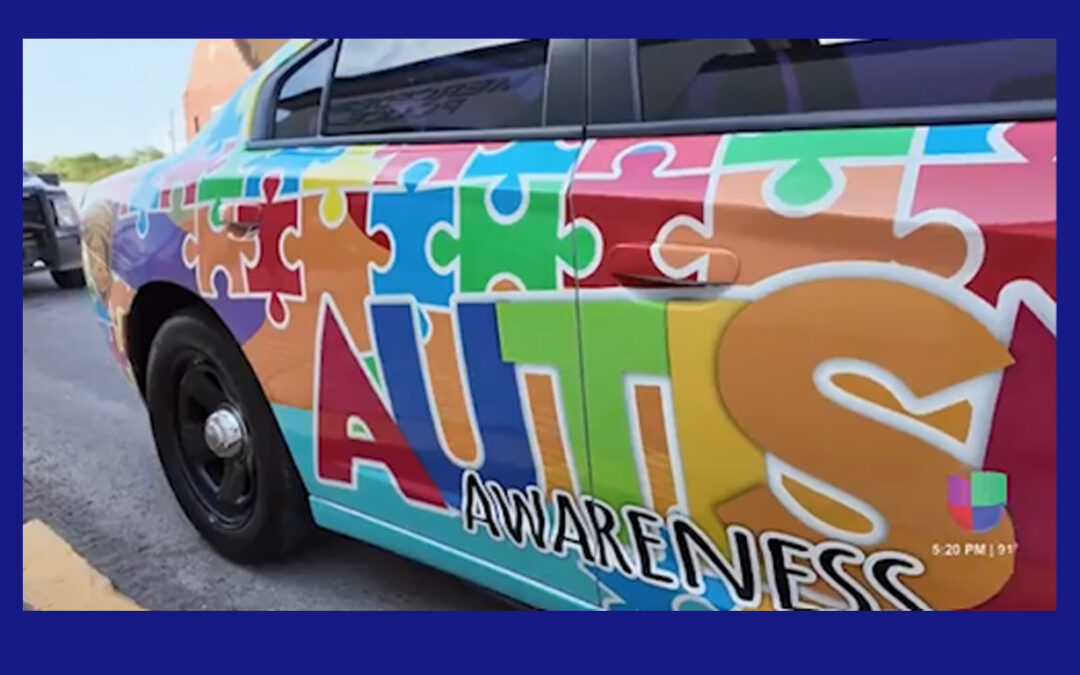 Policía de Mercedes presenta nueva unidad en honor al mes del autismo